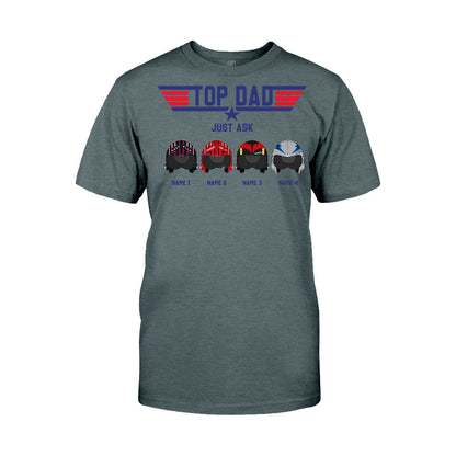 Top Dad - Personalized Top Gun T-shirt and Hoodie