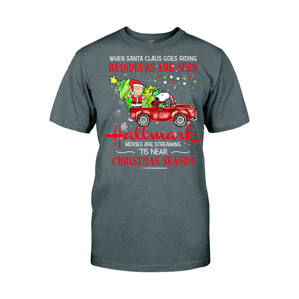 When Santa Claus Goes Riding - T-shirt and Hoodie