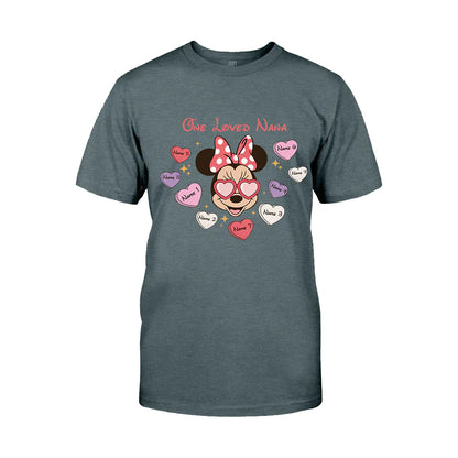 One Loved Grandma - Personalized Valentine Grandma T-shirt and Hoodie