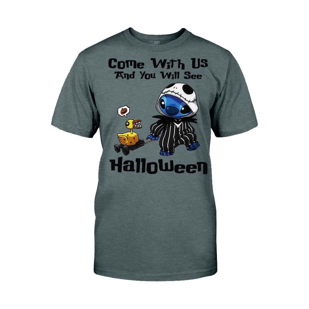 Come With Us - Halloween Ohana T-shirt and Hoodie