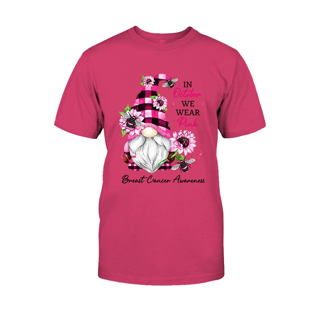 In October We Wear Pink Breast Cancer Awareness T-shirt and Hoodie 092021