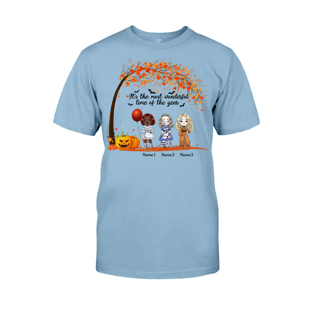 Wonderfultime - Personalized Halloween Bestie T-shirt and Hoodie