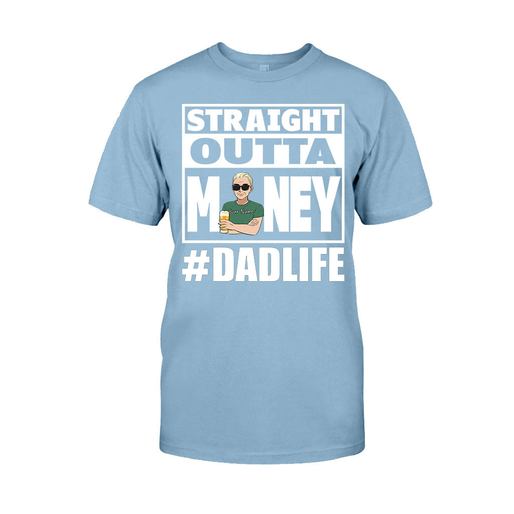 Straight Outta Money - Personalized Father's Day T-shirt and Hoodie