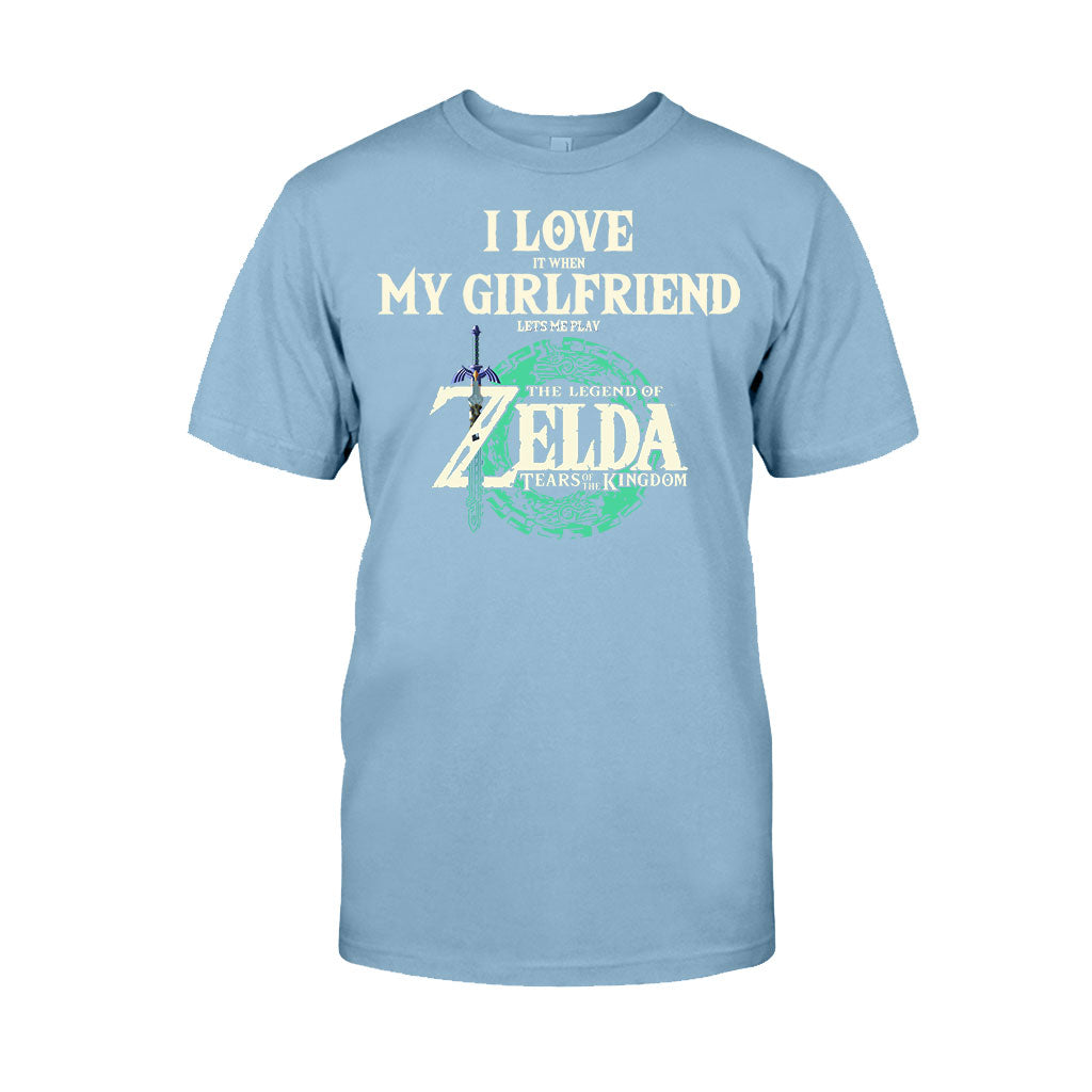I Love My Girlfriend - Personalized The Hero's Legend T-shirt and Hoodie