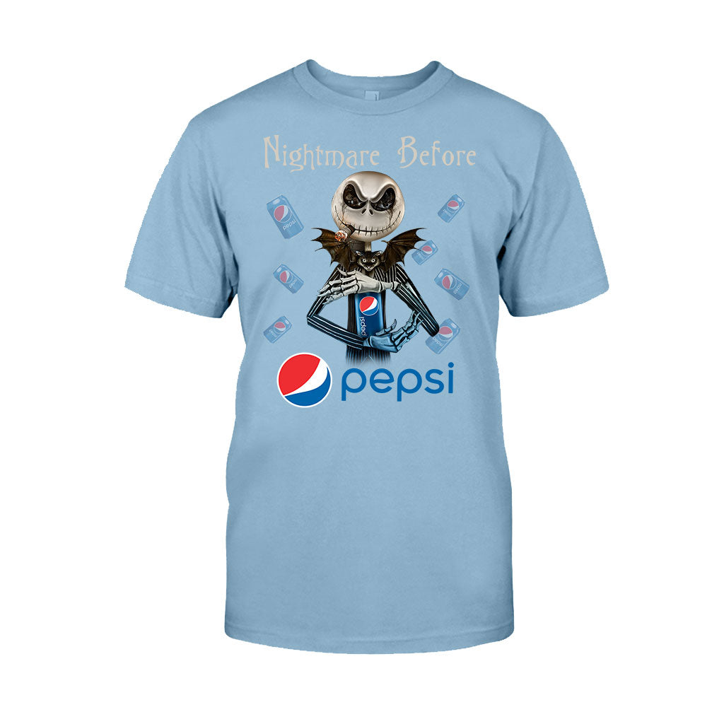 Nightmare Before Soft Drink - Personalized Blue Soft Drink T-shirt and Hoodie