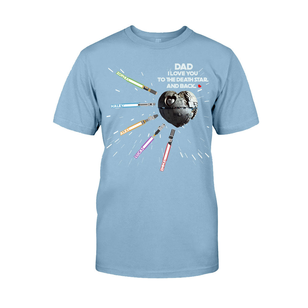 We Love You To The Death Star And Back - Personalized The Force T-shirt and Hoodie