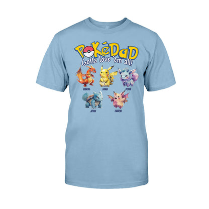 PokéDad PokéMom - Personalized Monster Trainer T-shirt and Hoodie