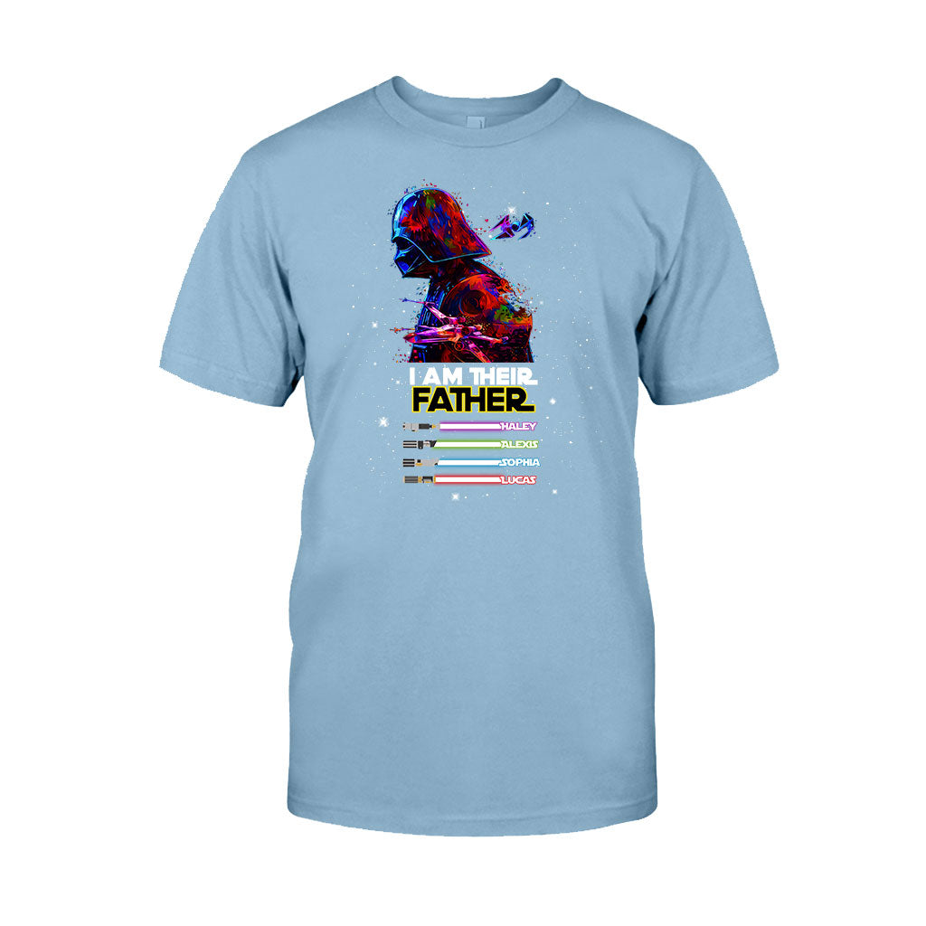 I Am Their Father - Personalized Father's Day The Force T-shirt and Hoodie abtest