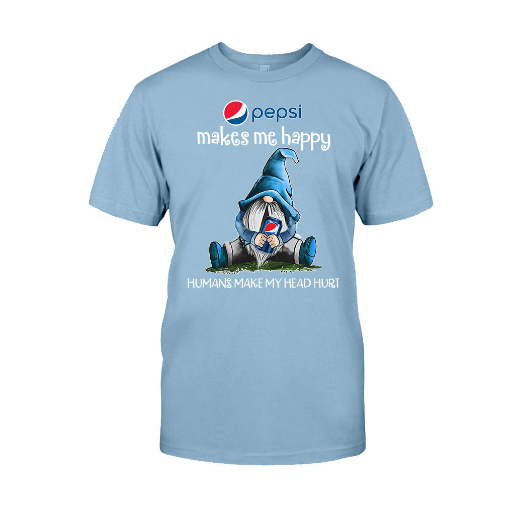 Humans Make My Head Blue Soft Drink T-shirt and Hoodie