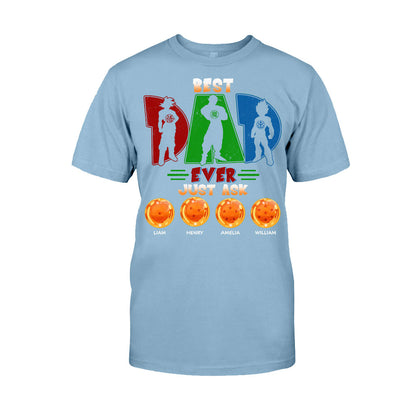 Best Dad Ever - Personalized Seven Balls T-shirt and Hoodie