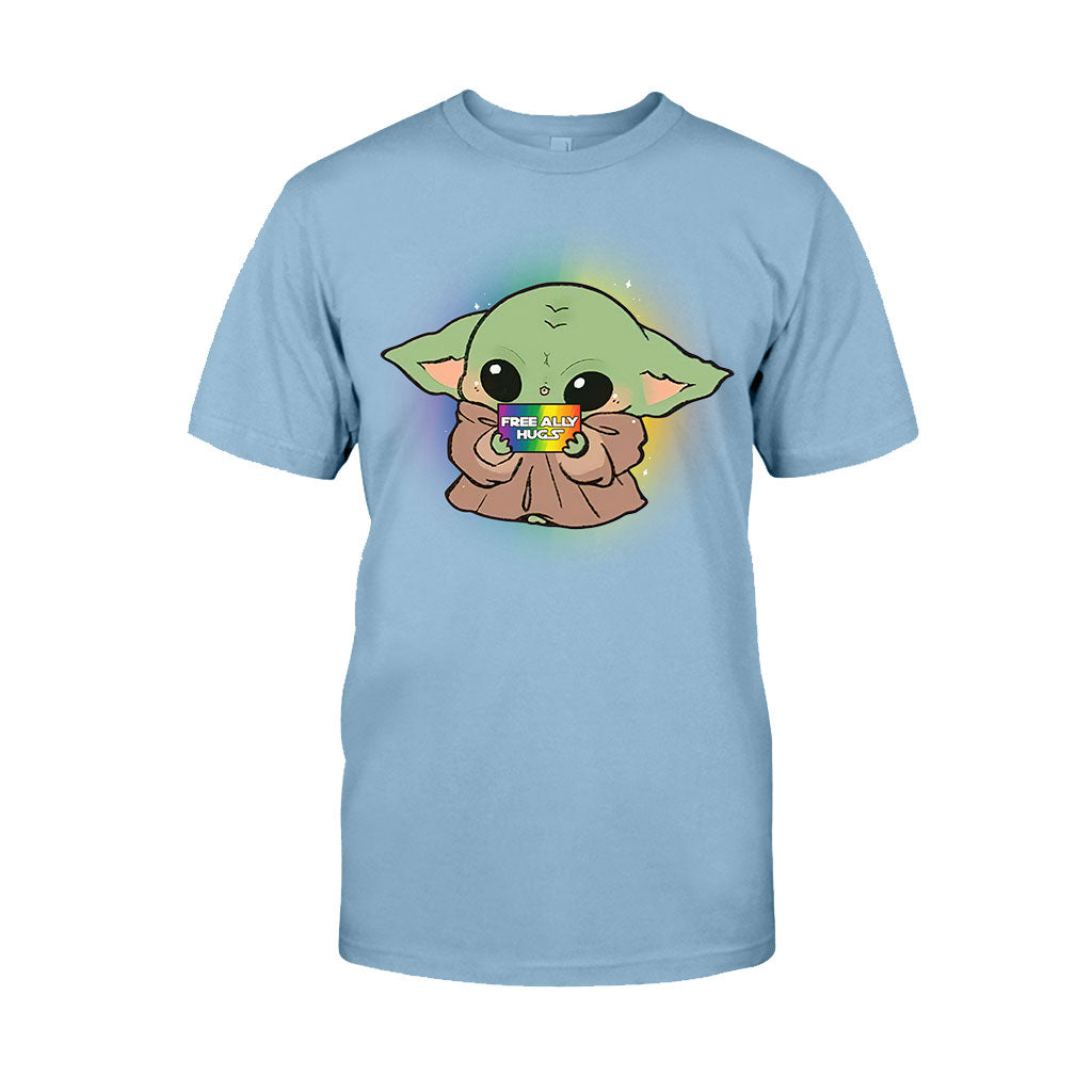 Free Ally Hugs Are - LGBT Support T-shirt and Hoodie