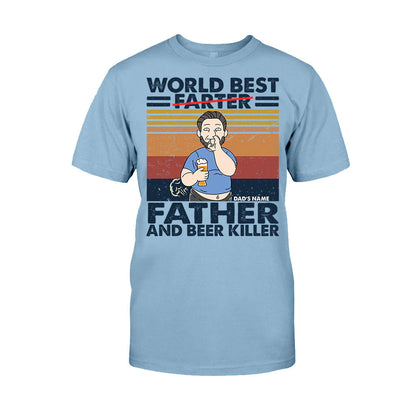 World Best Father - Father's Day Personalized T-shirt and Hoodie