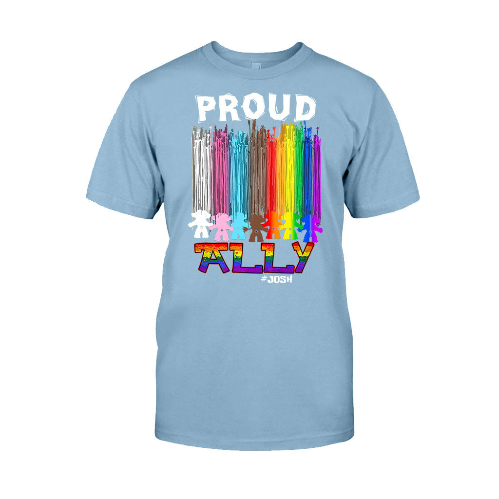 Proud Ally - Personalized LGBT Support T-shirt and Hoodie