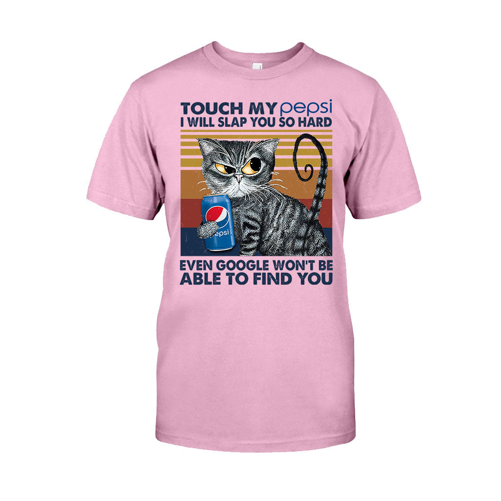 Touch My Drink - Personalized Blue Soft Drink T-shirt and Hoodie