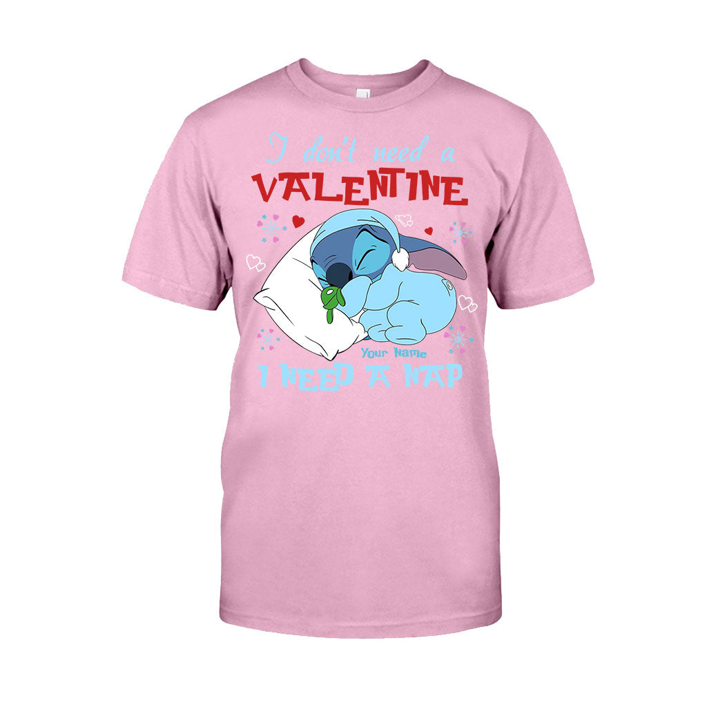 I Don't Need A Valentine - Personalized Valentine Ohana T-shirt and Hoodie