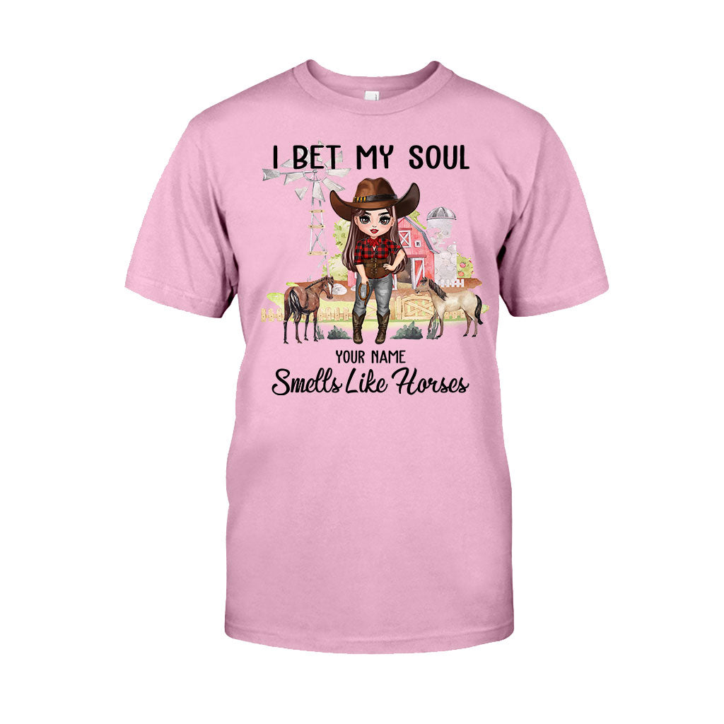 I Bet My Soul Smells Like Horses - Personalized Horse T-shirt and Hoodie