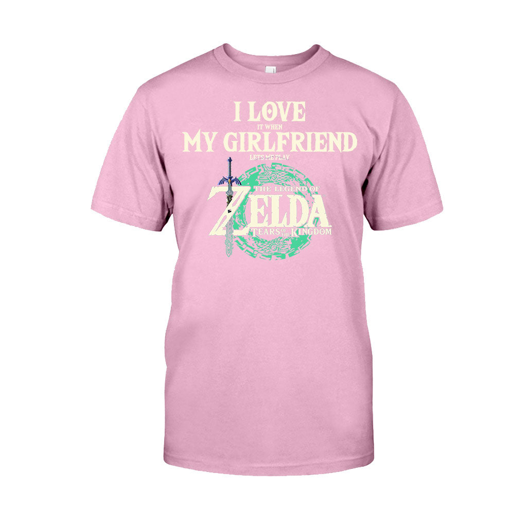 I Love My Girlfriend - Personalized The Hero's Legend T-shirt and Hoodie