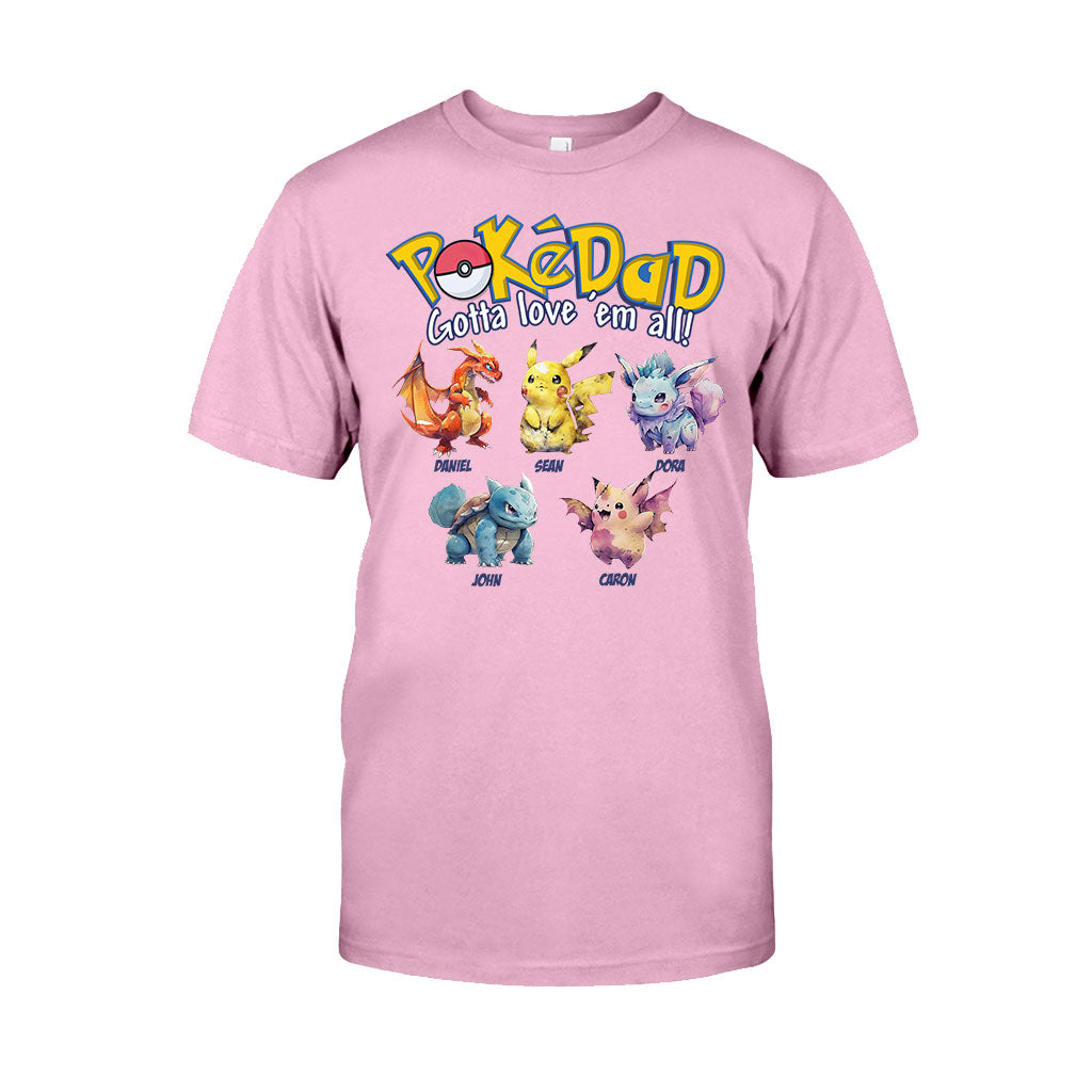 PokéDad PokéMom - Personalized Monster Trainer T-shirt and Hoodie