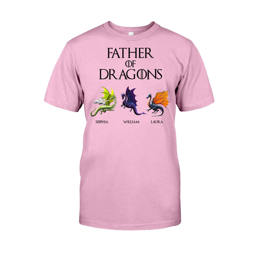 Father Of Dragons - Personalized Thrones Game T-shirt and Hoodie