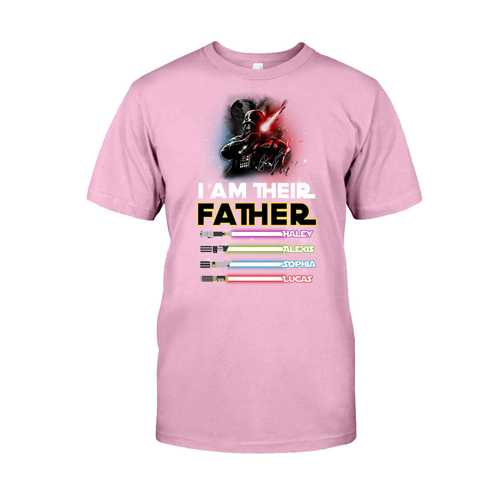 I Am Their Father - Personalized Father's Day The Force T-shirt and Hoodie abtest