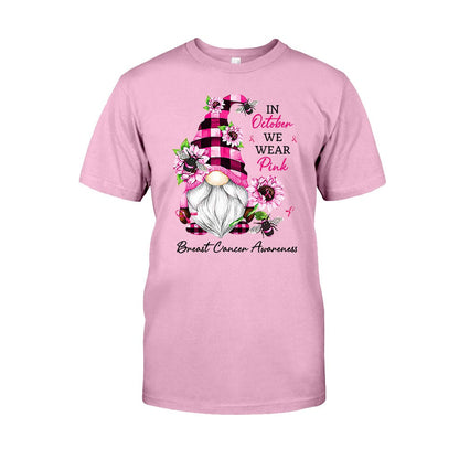 In October We Wear Pink Breast Cancer Awareness T-shirt and Hoodie 092021