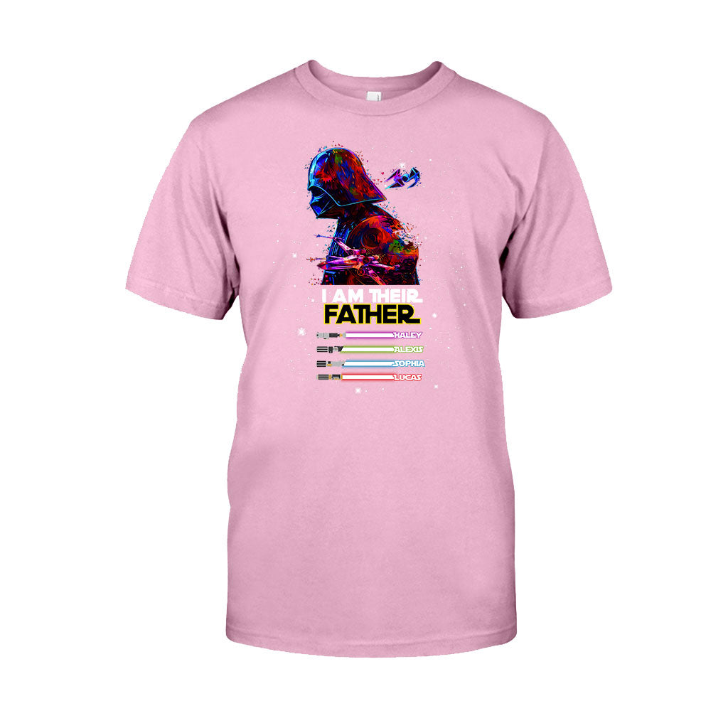 I Am Their Father - Personalized Father's Day The Force T-shirt and Hoodie abtest