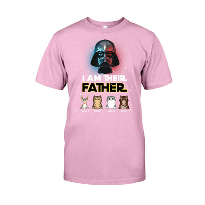 I Am Their Father - Personalized Father's Day Cat T-shirt and Hoodie