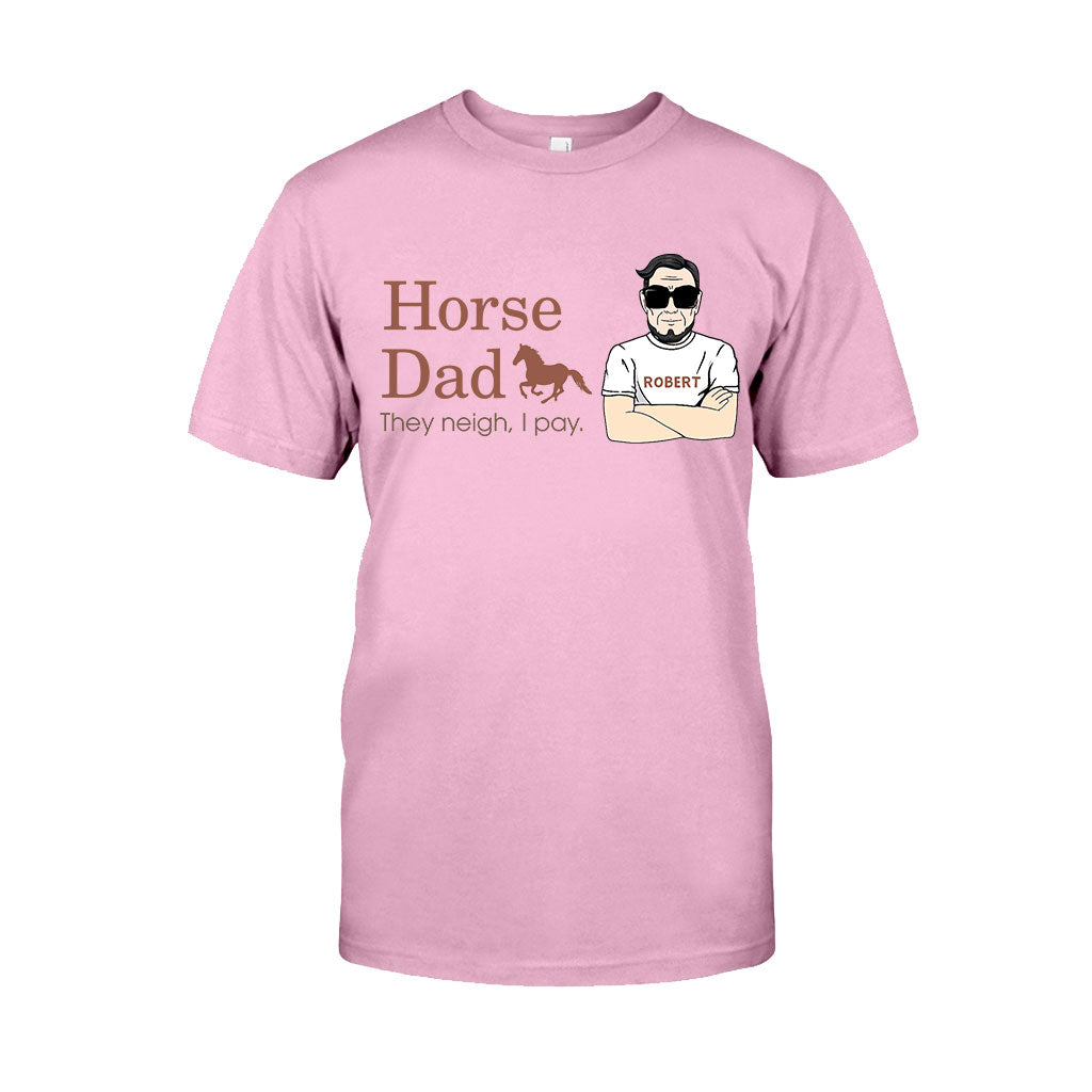 Horse Dad - Personalized Horse T-shirt and Hoodie