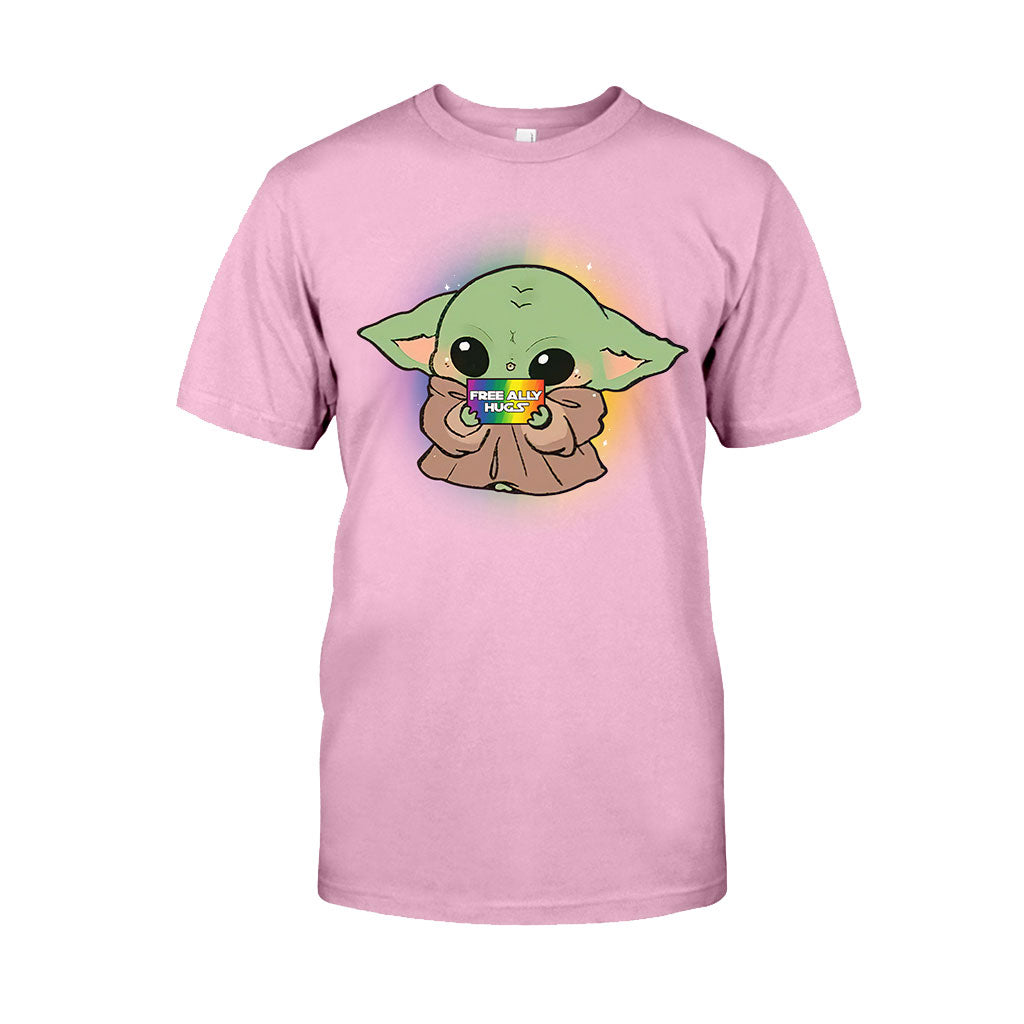 Free Ally Hugs Are - LGBT Support T-shirt and Hoodie