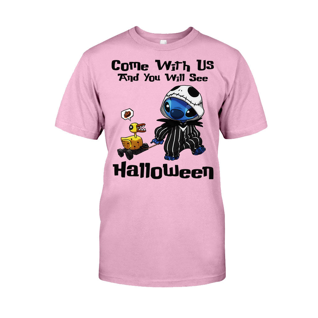 Come With Us - Halloween Ohana T-shirt and Hoodie