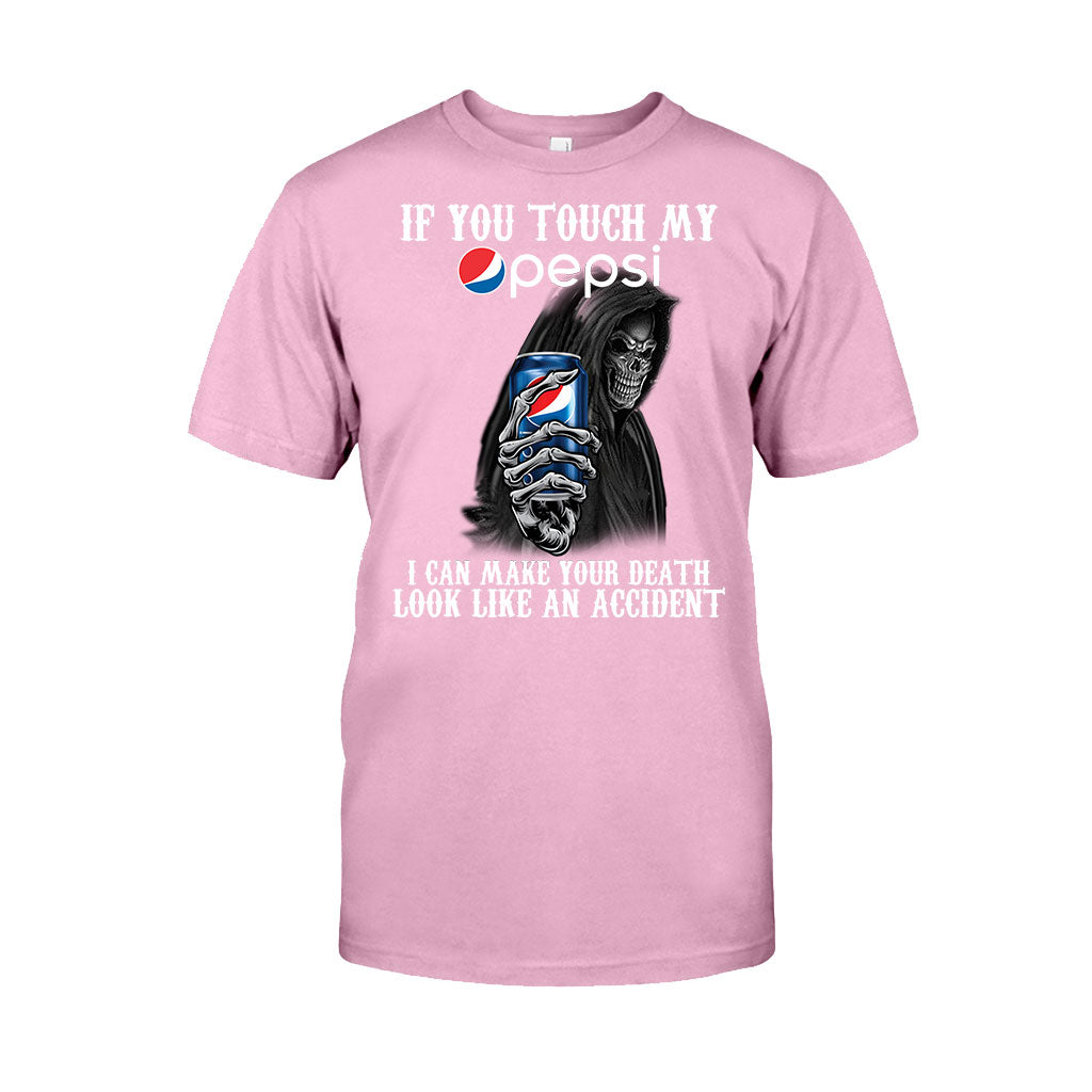 If You Touch My Blue Soft Drink T-shirt and Hoodie