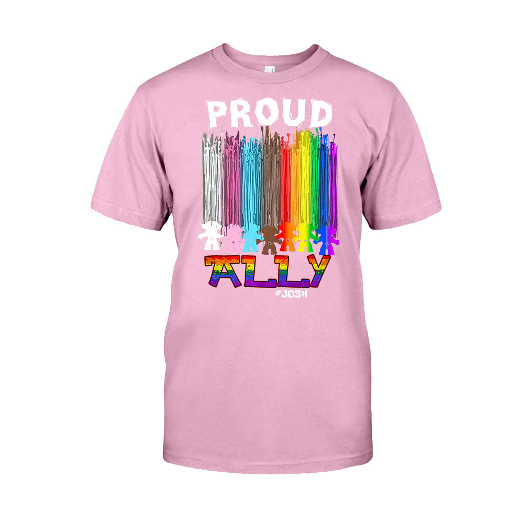 Proud Ally - Personalized LGBT Support T-shirt and Hoodie