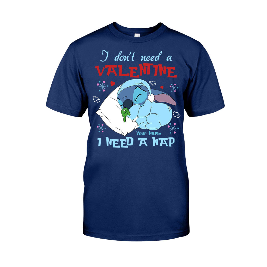 I Don't Need A Valentine - Personalized Valentine Ohana T-shirt and Hoodie