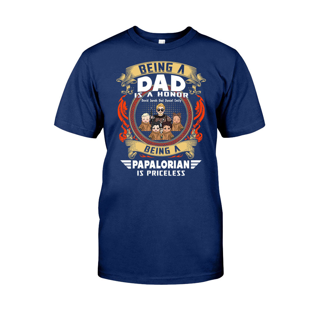 Priceless Papalorian - Personalized The Force T-shirt and Hoodie