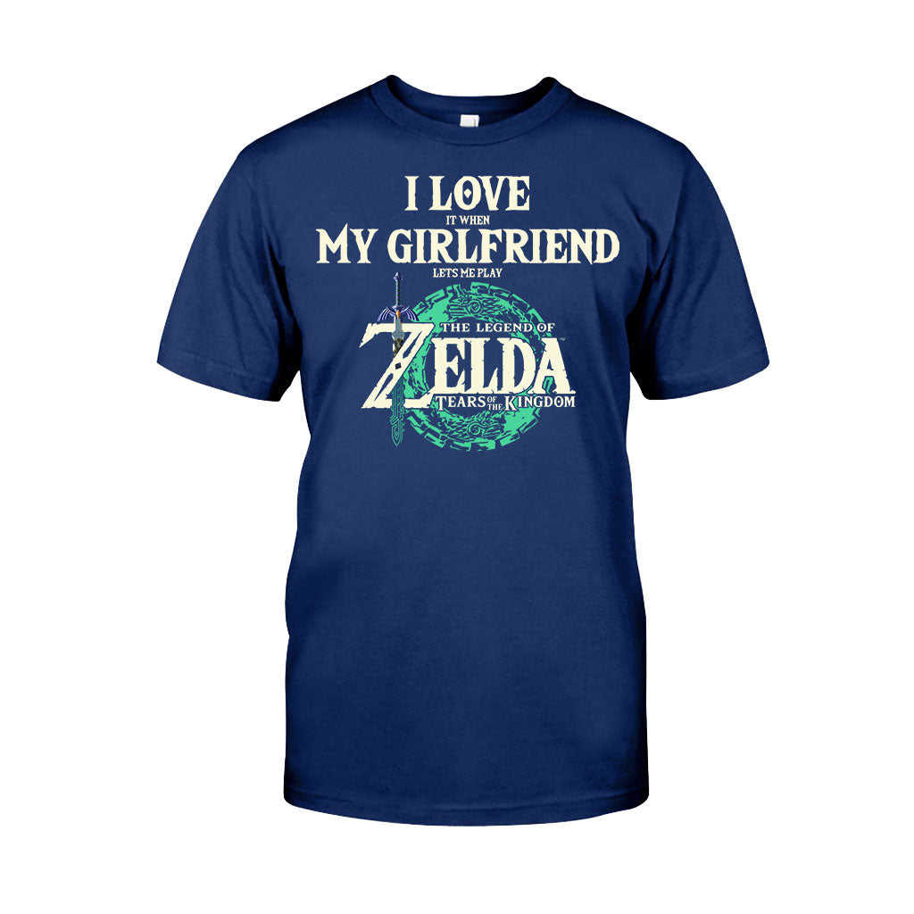 I Love My Girlfriend - Personalized The Hero's Legend T-shirt and Hoodie