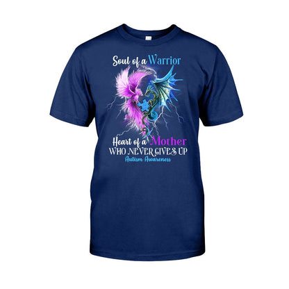 Never Give Up - Autism Awareness Personalized T-shirt And Hoodie