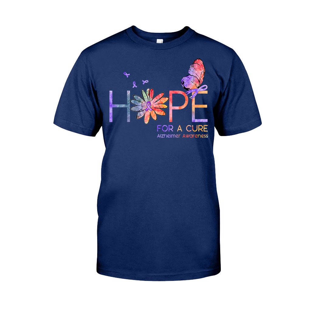 Hope For A Cure - Alzheimer Awareness T-shirt and Hoodie 1121