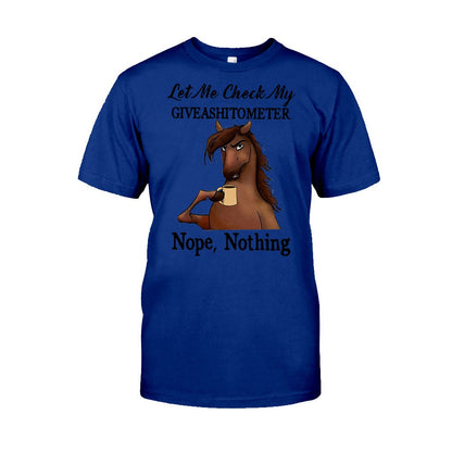 Let Me Check - Horse T-shirt And Hoodie 062021