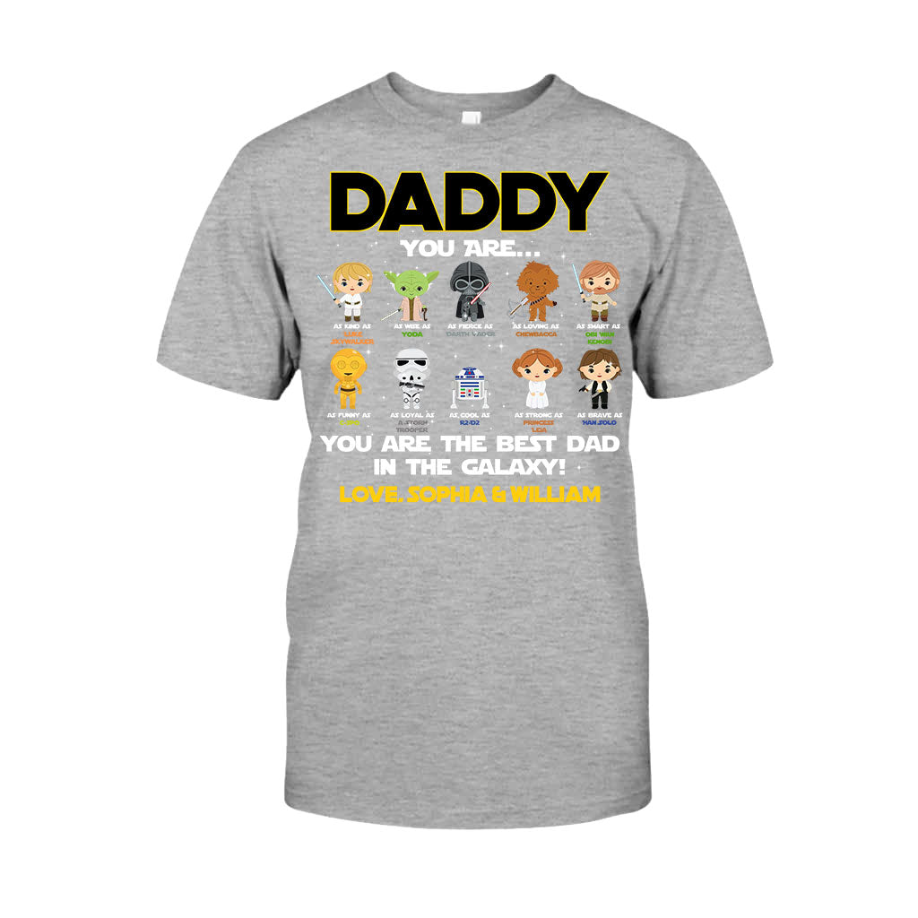 Daddy You Are - Personalized Father's Day The Force T-shirt and Hoodie
