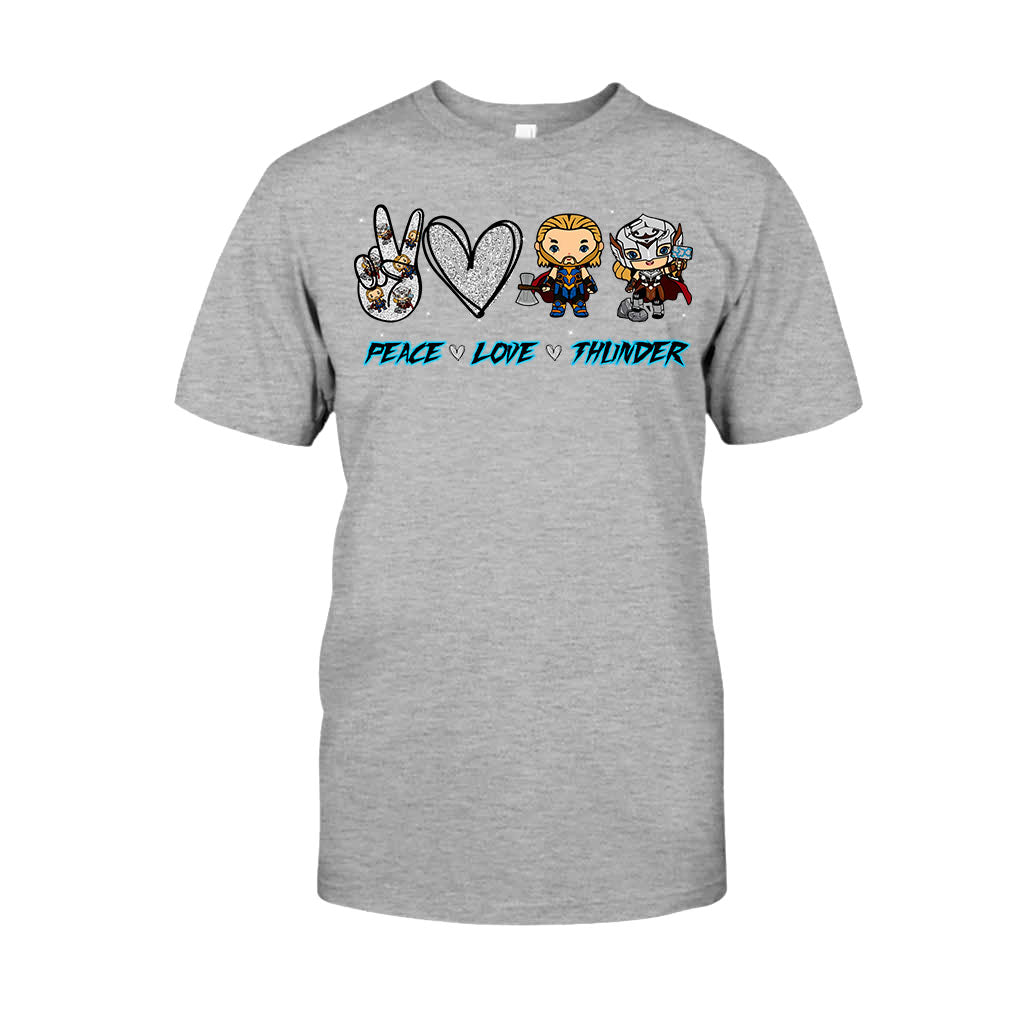 Peace Love Thunder - T-shirt and Hoodie