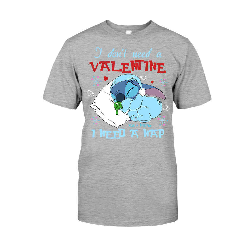 I Don't Need A Valentine - Personalized Valentine Ohana T-shirt and Hoodie