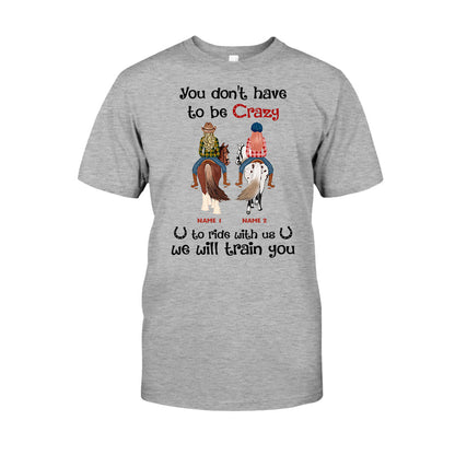 We're Like A Really Small Gang - Personalized Horse T-shirt and Hoodie