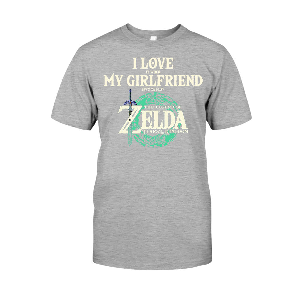 I Love My Girlfriend - Personalized The Hero's Legend T-shirt and Hoodie