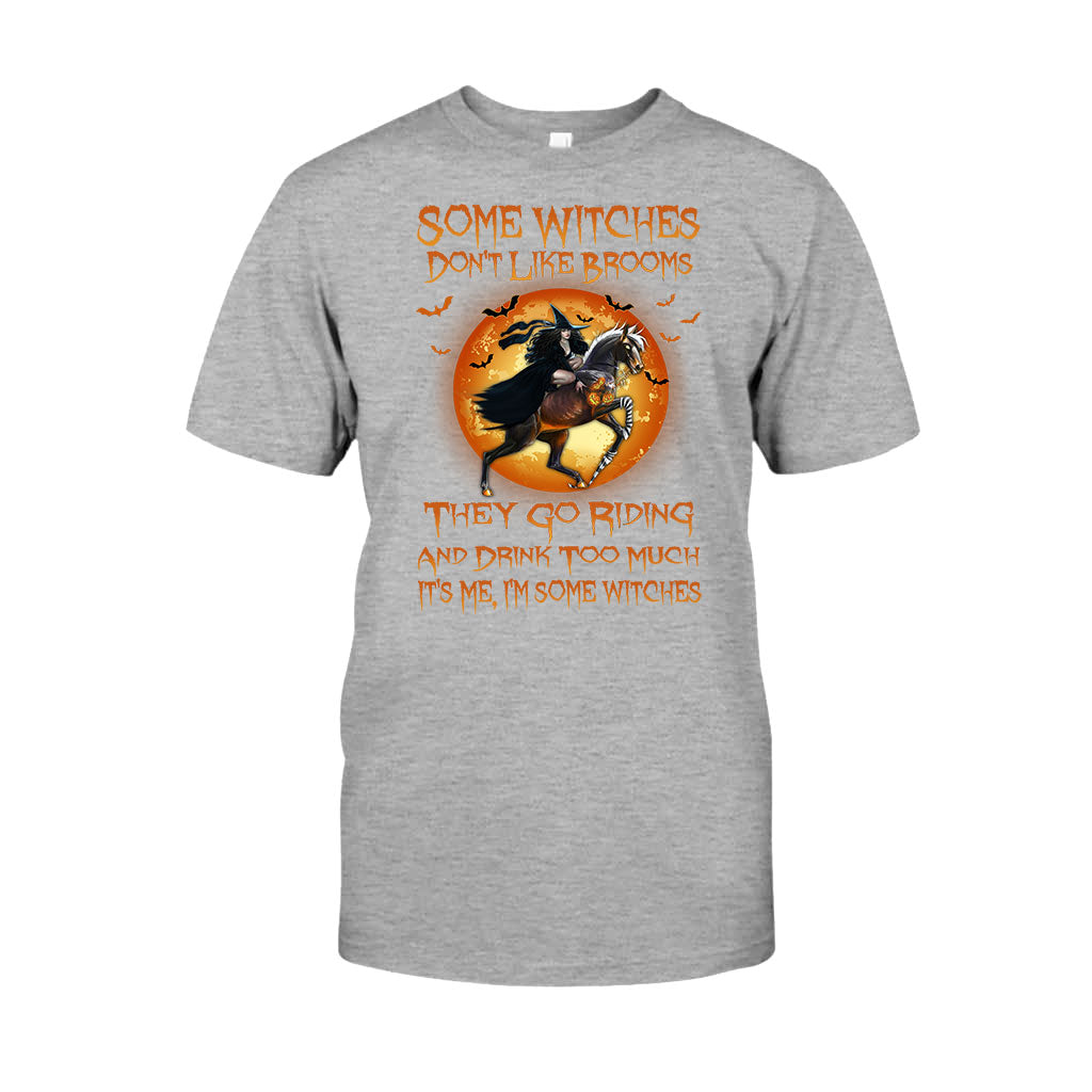 Some Witches Don't Like Brooms And Drink Too Much - Halloween Horse T-shirt and Hoodie