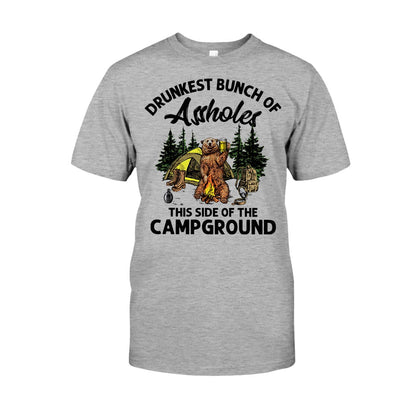 Drunkest Bunch This Side Of The Campground - Camping T-shirt and Hoodie 112021