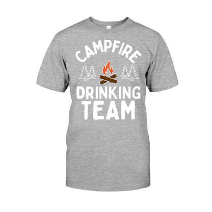 Campfire Drinking Team - Camping T-shirt and Hoodie 112021