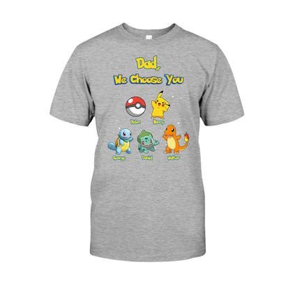 We Choose You - Personalized Monster Trainer T-shirt and Hoodie