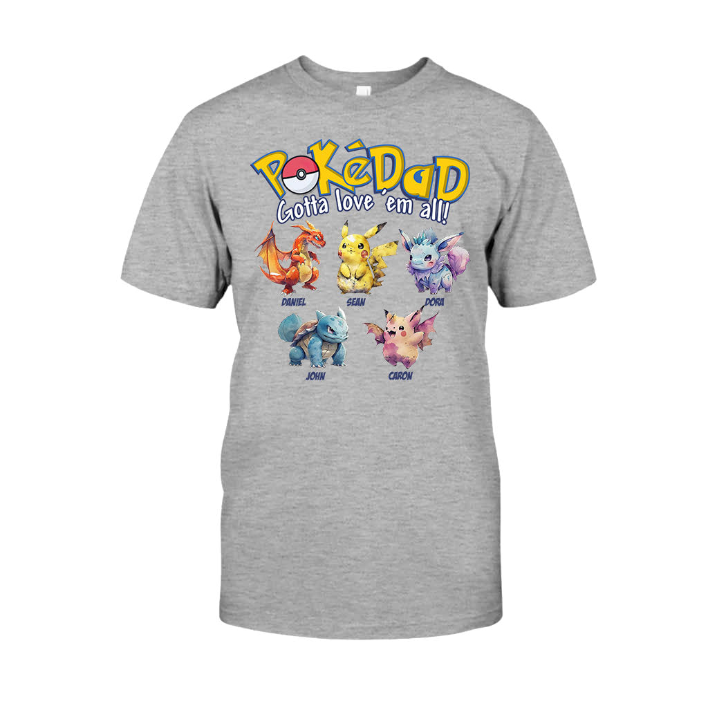 PokéDad PokéMom - Personalized Monster Trainer T-shirt and Hoodie