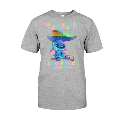 What A Beautiful Day - LGBT Support T-shirt and Hoodie