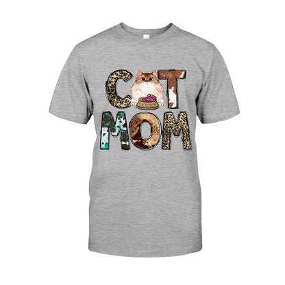 Cat Mom - Personalized Mother's Day Father's Day T-shirt and Hoodie